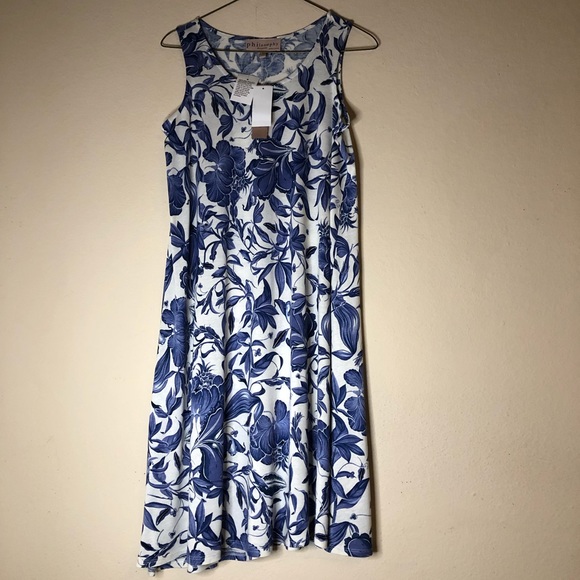 Philosophy Republic Clothing Dresses & Skirts - Philosophy Repub Clothing Asymmetrical Sleeveless Swing Dress